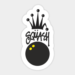 squash sport tennis racquetball Sticker